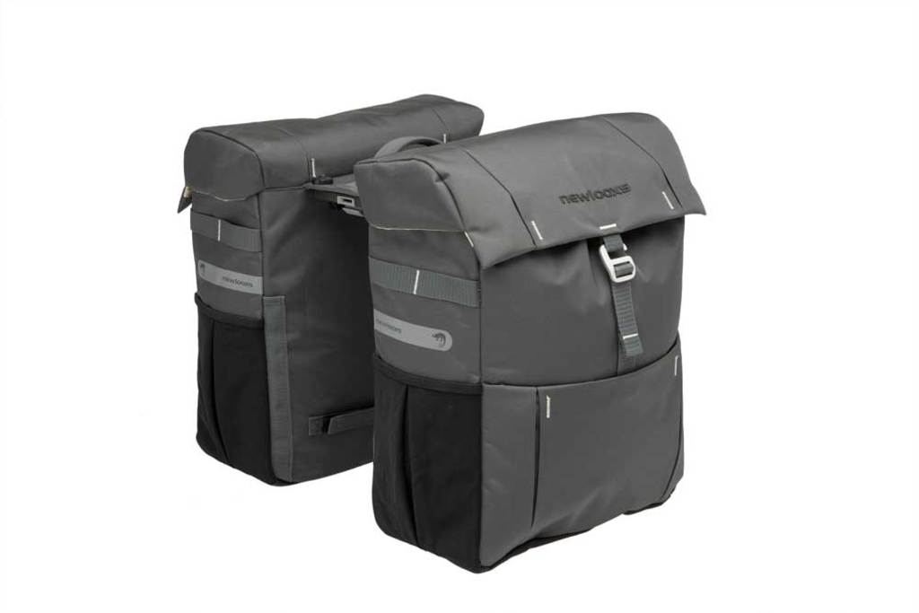 Dubbele-Fietstas-New-Looxs-Vigo-Double-MIK-37-Liter-Grey Dubbele-Fietstas-New-Looxs-Vigo-Double-MIK-37-Liter-Grey